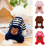Warm Fleece Puppy Jumpsuit
