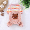 Warm Fleece Puppy Jumpsuit