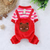 Warm Fleece Puppy Jumpsuit