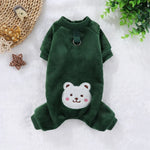 Warm Fleece Puppy Jumpsuit