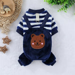 Warm Fleece Puppy Jumpsuit